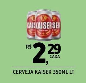 DB Supermercados Cerveja kaiser 350ml lt oferta