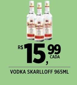 DB Supermercados Vodka skarlloff 965ml oferta
