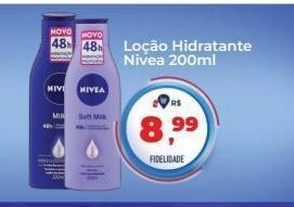 Loção hidratante nivea 200ml