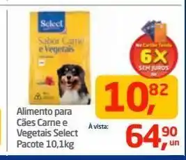 Tenda Atacado Alimento para cães select 10.1kg oferta