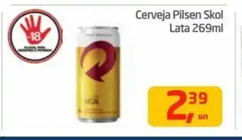 Tenda Atacado Cerveja skol 269ml oferta
