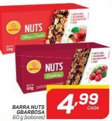 GBarbosa Barra nuts gbarbosa 60g oferta