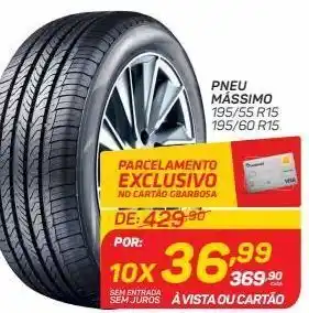 GBarbosa Pneu mássimo 195/55 r15 195/60 r15 oferta