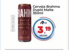 Tonin Superatacado Cerveja brahma duplo malte 350ml oferta