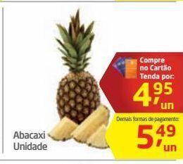Tenda Atacado Abacaxi oferta