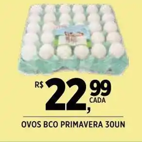 DB Supermercados Ovos bco primavera 30un oferta