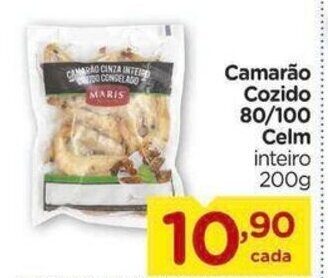 Carrefour Camarão Cozido 80/100 Celm 200g oferta