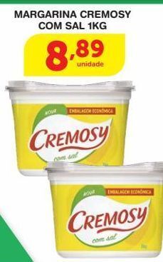 Roldão Margarina cremosy com sal 1kg oferta
