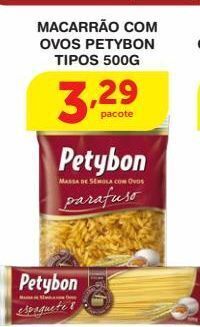 Roldão Macarrão com ovos petybon tipos 500g oferta