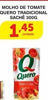Roldão Molho de tomate quero tradicional sachê 300g oferta