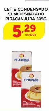 Roldão Leite condensado semidesnatado piracanjuba 395g oferta