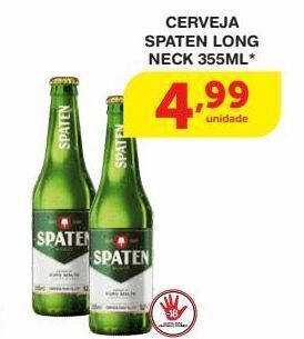 Roldão Cerveja spaten long neck 355ml* oferta