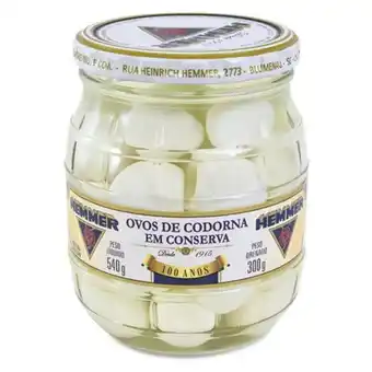 Violeta Supermercados Ovos de codorna em conserva hemmer vidro 300g oferta