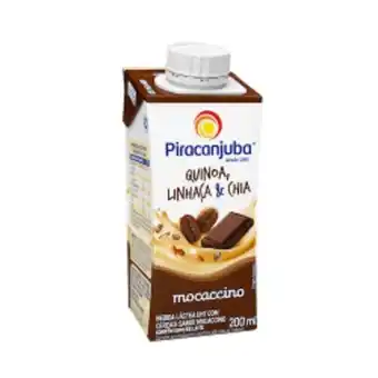 Rede Compras Bebida láctea piracanjuba quinoa linhaça chia mocaccino 200ml oferta