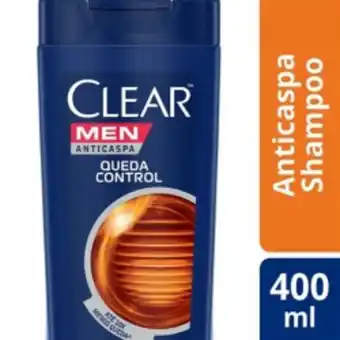 Shampoo anticaspa clear men queda control 400ml