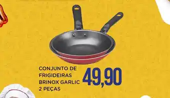 Apoio Mineiro Conjunto de frigideiras birnox garlic 2 peças oferta