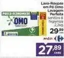 Carrefour Lava-roupas em pó omo lavagem perfeita oferta