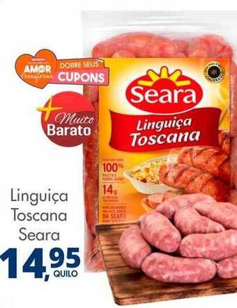 Delta Supermercados Linguiça toscana seara oferta