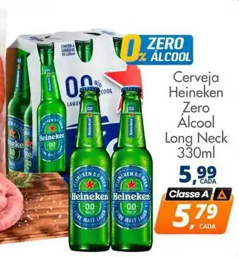 Delta Supermercados Cerveja heineken zero álcool long neck oferta