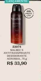 O Boticário Malbec x antitranspirante desodorante aerossol oferta