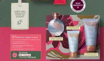 O Boticário Kit presente floratta blue oferta