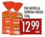 Pão nutrella suprema frutas