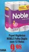 Supermercados Unidos Papel higiênico noble folha dupla com 12 rolos oferta