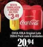 Supermercados Unidos Coca-cola original lata 350ml oferta