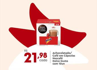 Supper Rissul Achocolatado café em cápsulas nescafé dolce gusto com 10un oferta