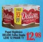 Supermercados Unidos Papel higiênico deluxe folha dupla leve 12 pague 11 oferta