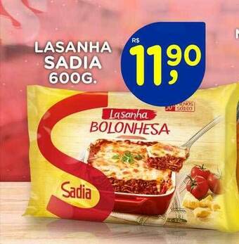 Andorinha Hipermercado Lasanha sadia oferta