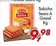 Barbosão Extra Supermercados Salsicha seara a granel kg oferta