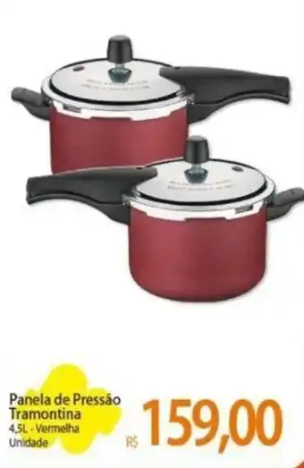 Panela de Pressão Tramontina 4.5L Vermelha