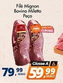 Filé Mignon Bovino Miletto Peça