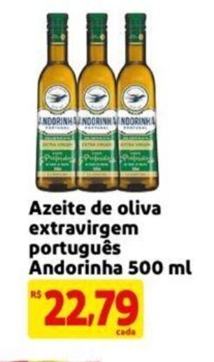 Extra Supermercado Azeite de Oliva Extravirgem Português Andorinha 500ml oferta