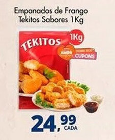 Delta Supermercados Empanados de Frango Tekitos Sabores 1kg oferta