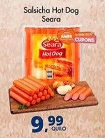Delta Supermercados Salsicha Hot Dog Seara 1kg oferta