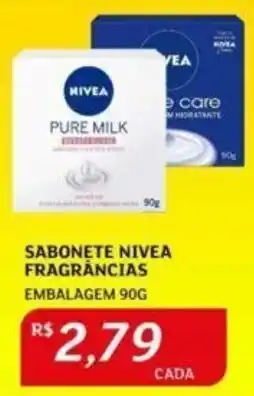 Assaí Atacadista Sabonete Nivea Frag. 90g oferta