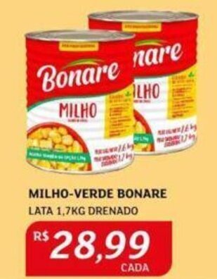 Assaí Atacadista Milho Verde Bonare 1.7kg oferta