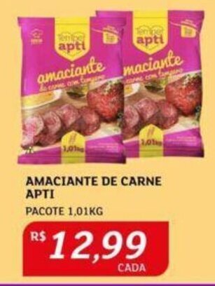 Assaí Atacadista Amaciante de Carne Apti pacote 1.01kg oferta