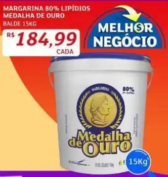 Assaí Atacadista Margarina 80% Lipídios Medalha de Ouro 15kg oferta