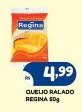 Bramil Supermercados Queijo Ralado Regina 50g oferta