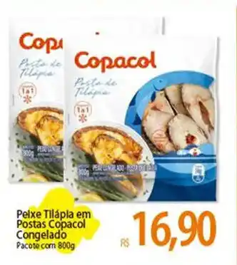 Atacadão Peixe Tilápia em Postas Copacol Congelado 800g oferta
