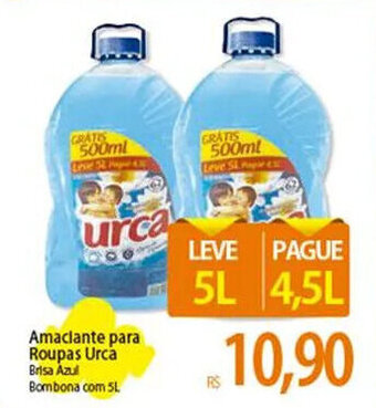 Atacadão Amaciante para Roupas Urca 5L oferta