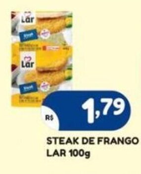 Bramil Supermercados Steak de Frango Lar 100g oferta