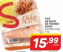 GBarbosa Filé de peito de frango sadia 1kg oferta
