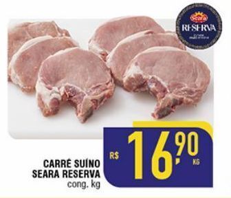 Mercantil Rodrigues Carré suíno seara reserva kg oferta