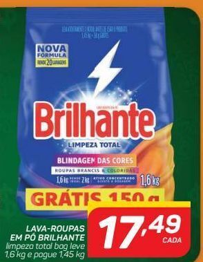 GBarbosa Lava roupas em pó brilhante oferta