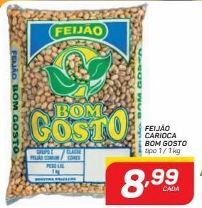 GBarbosa Feijão carioca bom gosto tipo 1 1kg oferta