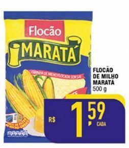 Mercantil Rodrigues Flocão de milho maratá 500g oferta